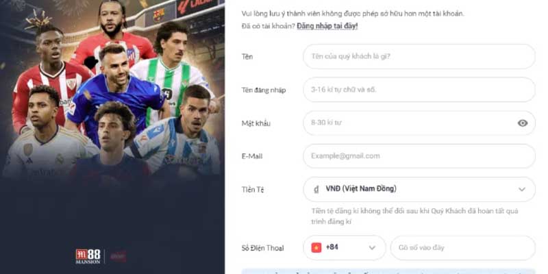 Cách đăng ký tài khoản m88 mới nhất hiện nay